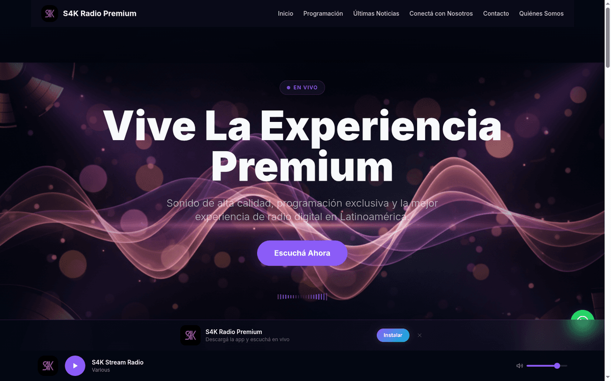 S4K Radio Premium - Template Premium